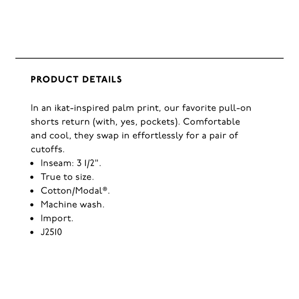 Madewell Pink & Purple Pull On Shorts in Oasis Palms Print - Picture 8 of 8